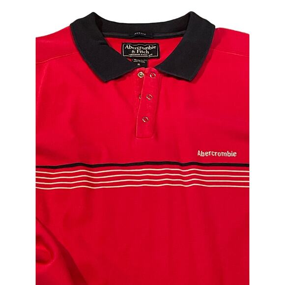 Abercrombie & Fitch Vintage Muscle Fit Logo Polo Shirt size XL - Picture 7 of 9